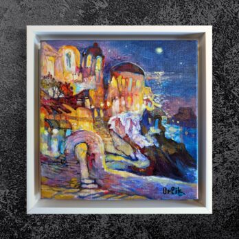 Original Painting “Santorini Evening” by Inna Orlik