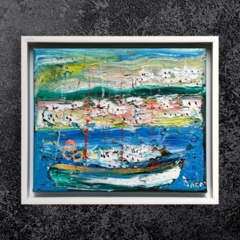 Original Painting “Sailing Boat II” by Badri